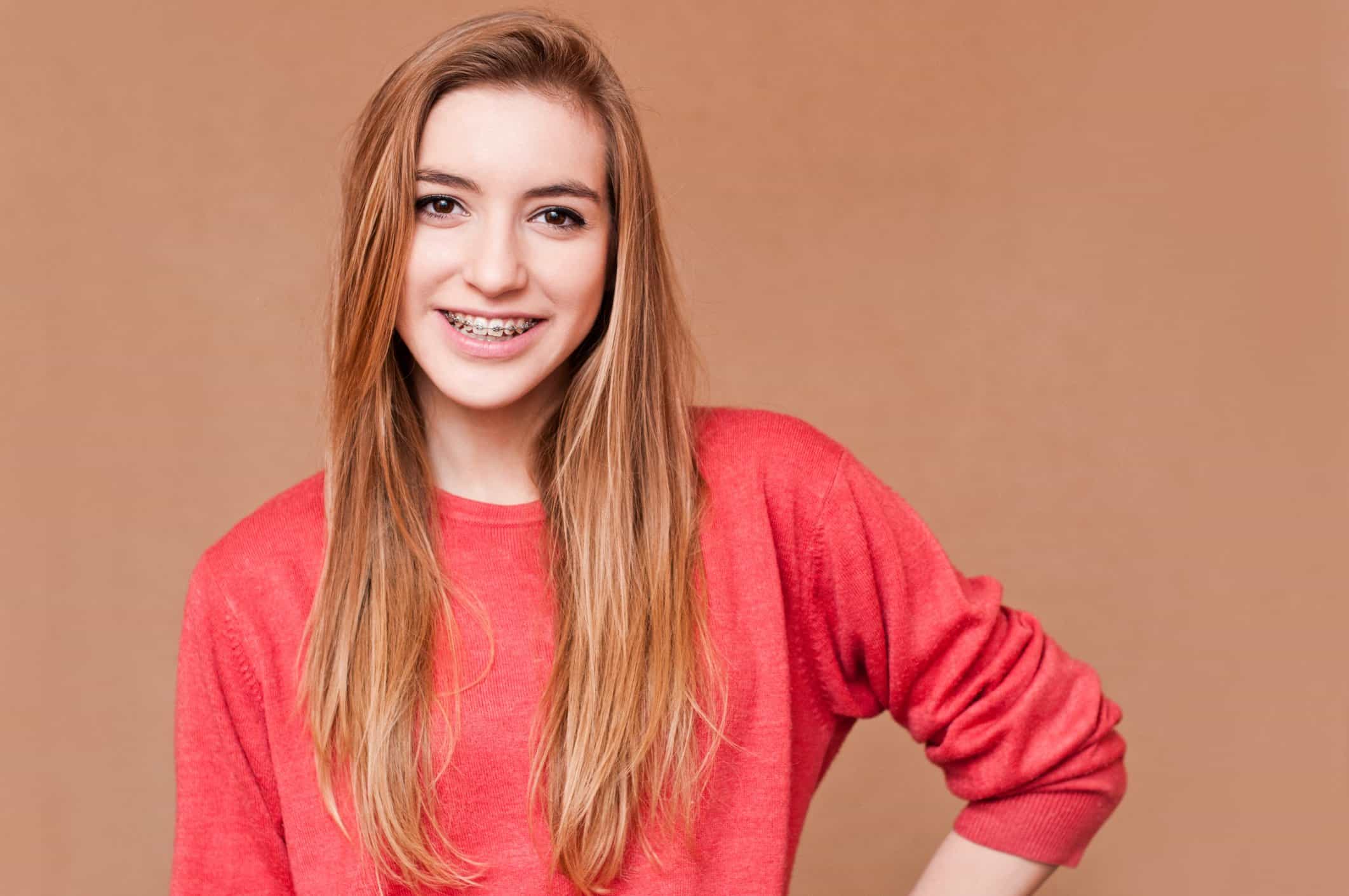 girl with braces